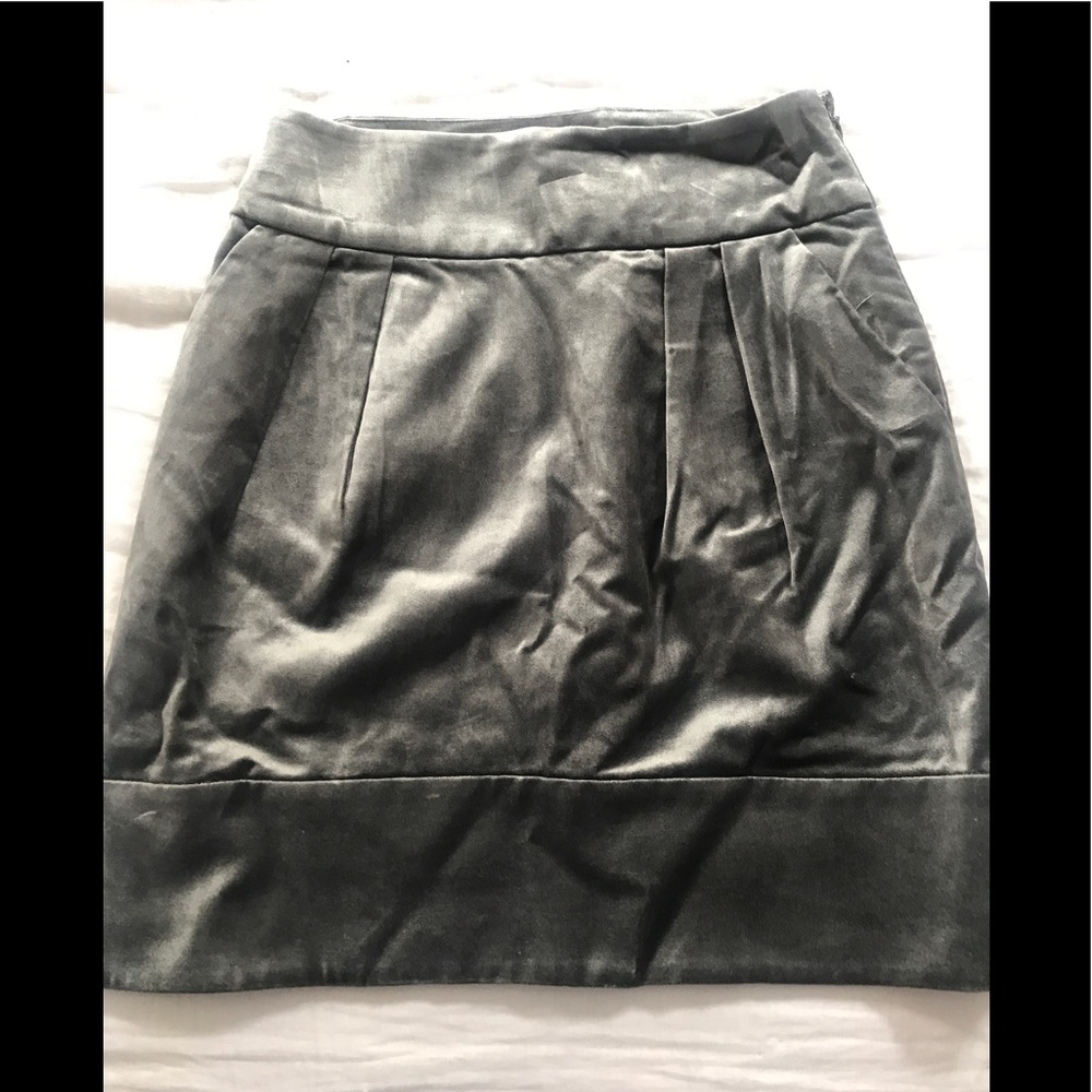 Club Monaco velvet skirt